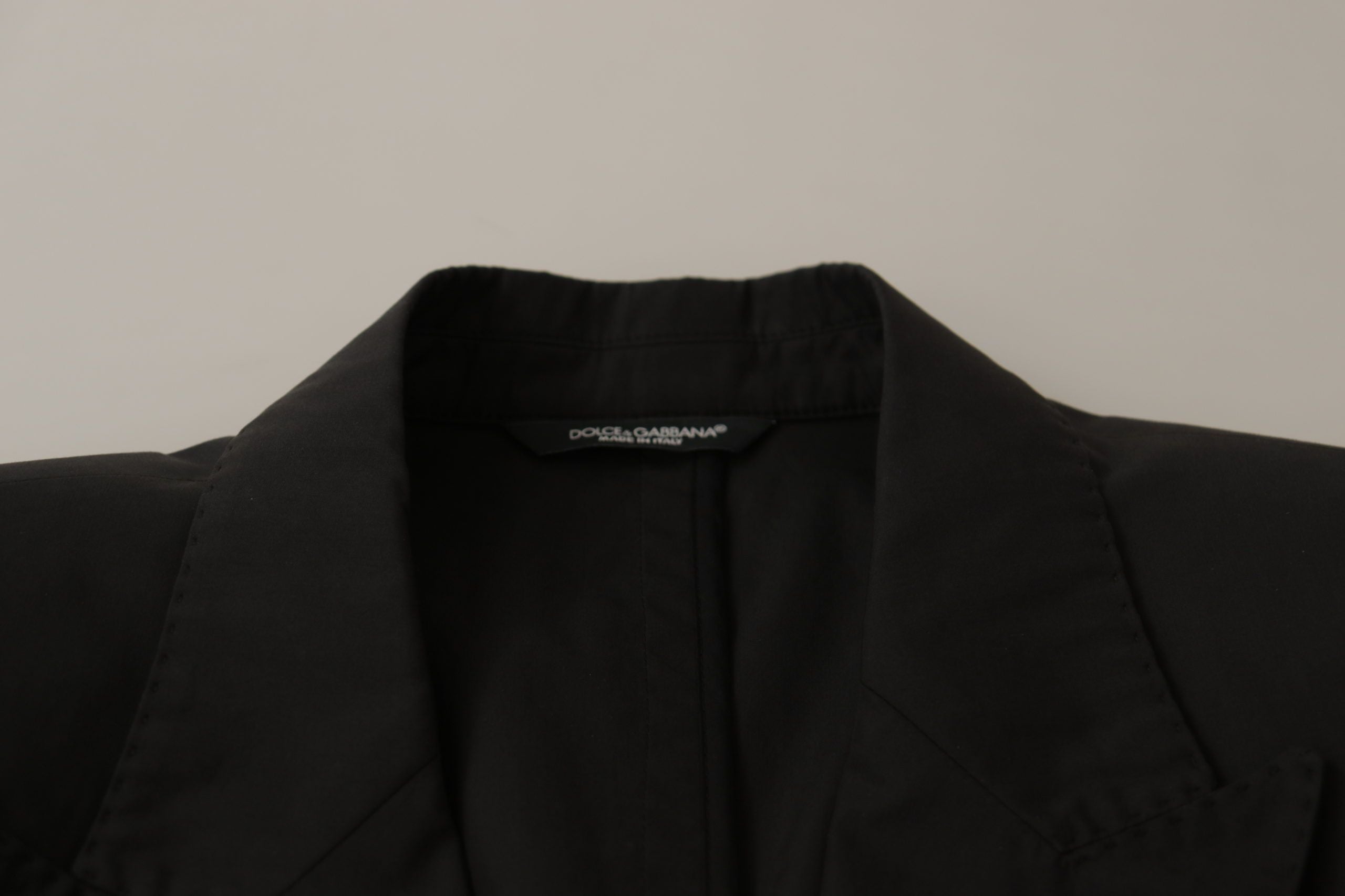 Black Single Breasted TAORMINA Breasted Blazer - ventzia