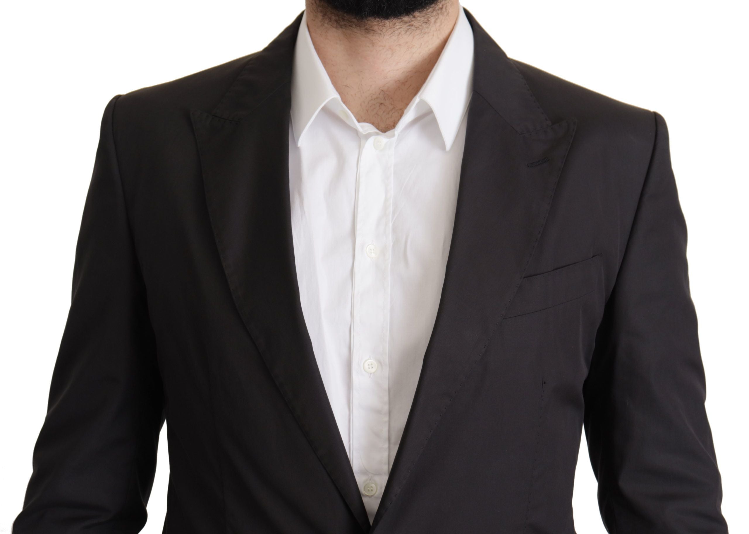 Black Single Breasted TAORMINA Breasted Blazer - ventzia