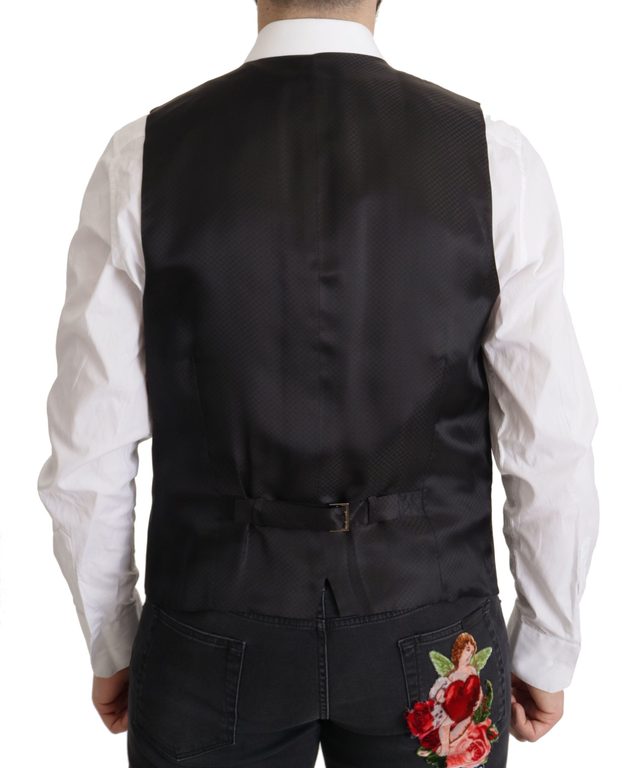 Dark Blue Single Breasted MARTINI Blazer - ventzia
