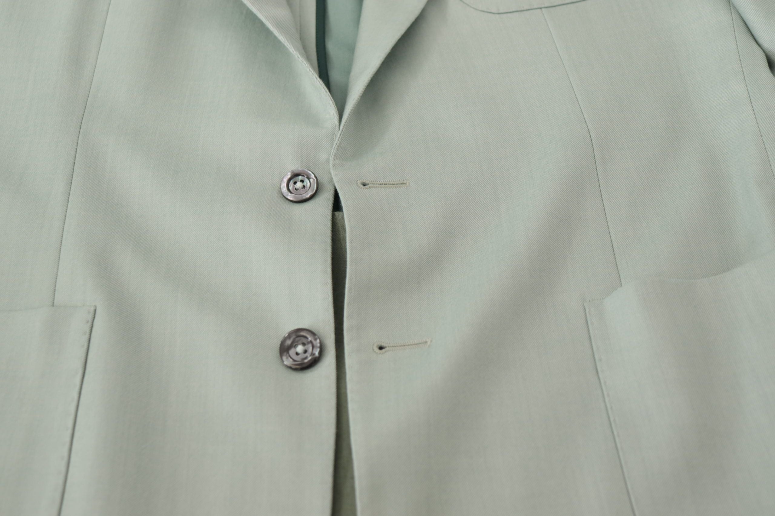 Green Cashmere Jacket Blazer Jacket - ventzia