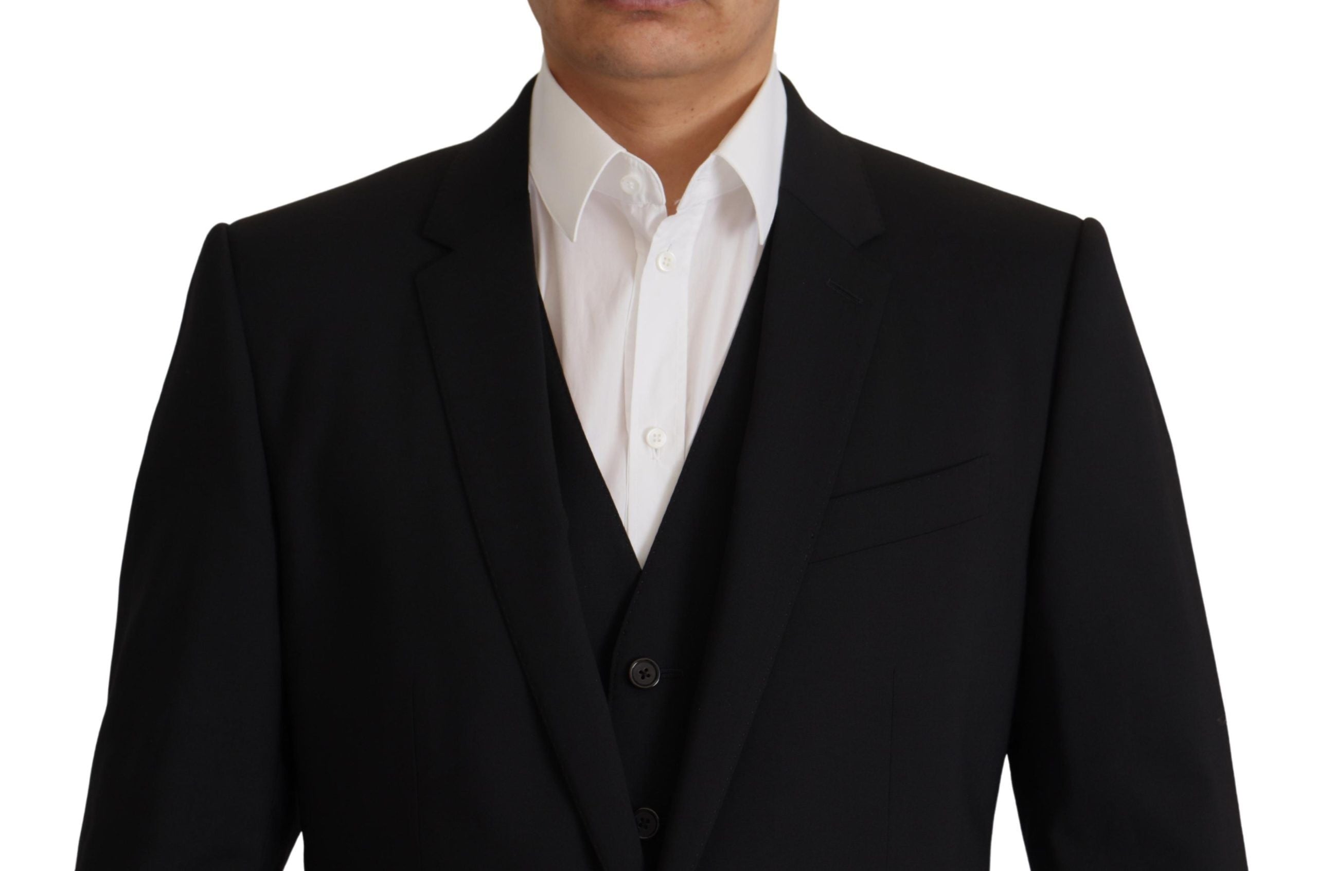 Black Jacket Vest 2 Piece MARTINI Blazer - ventzia