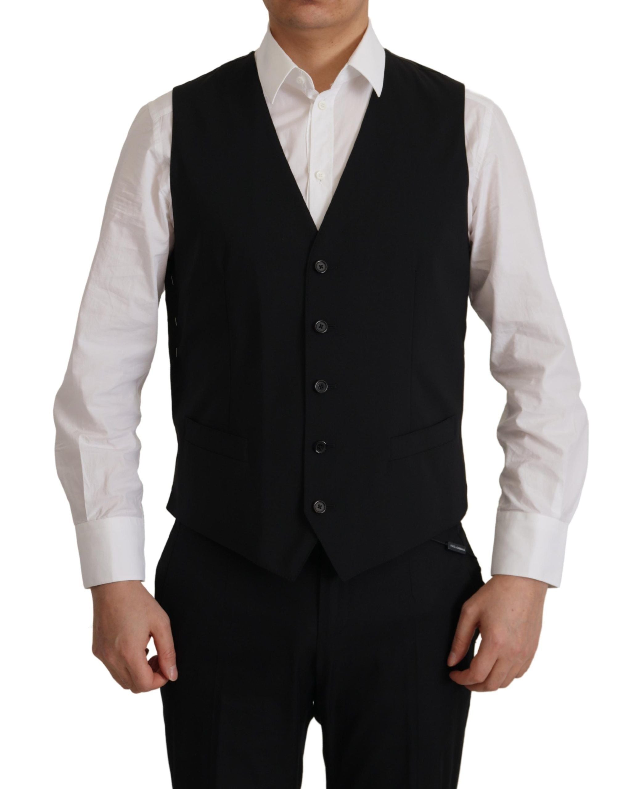 Black Jacket Vest 2 Piece MARTINI Blazer - ventzia