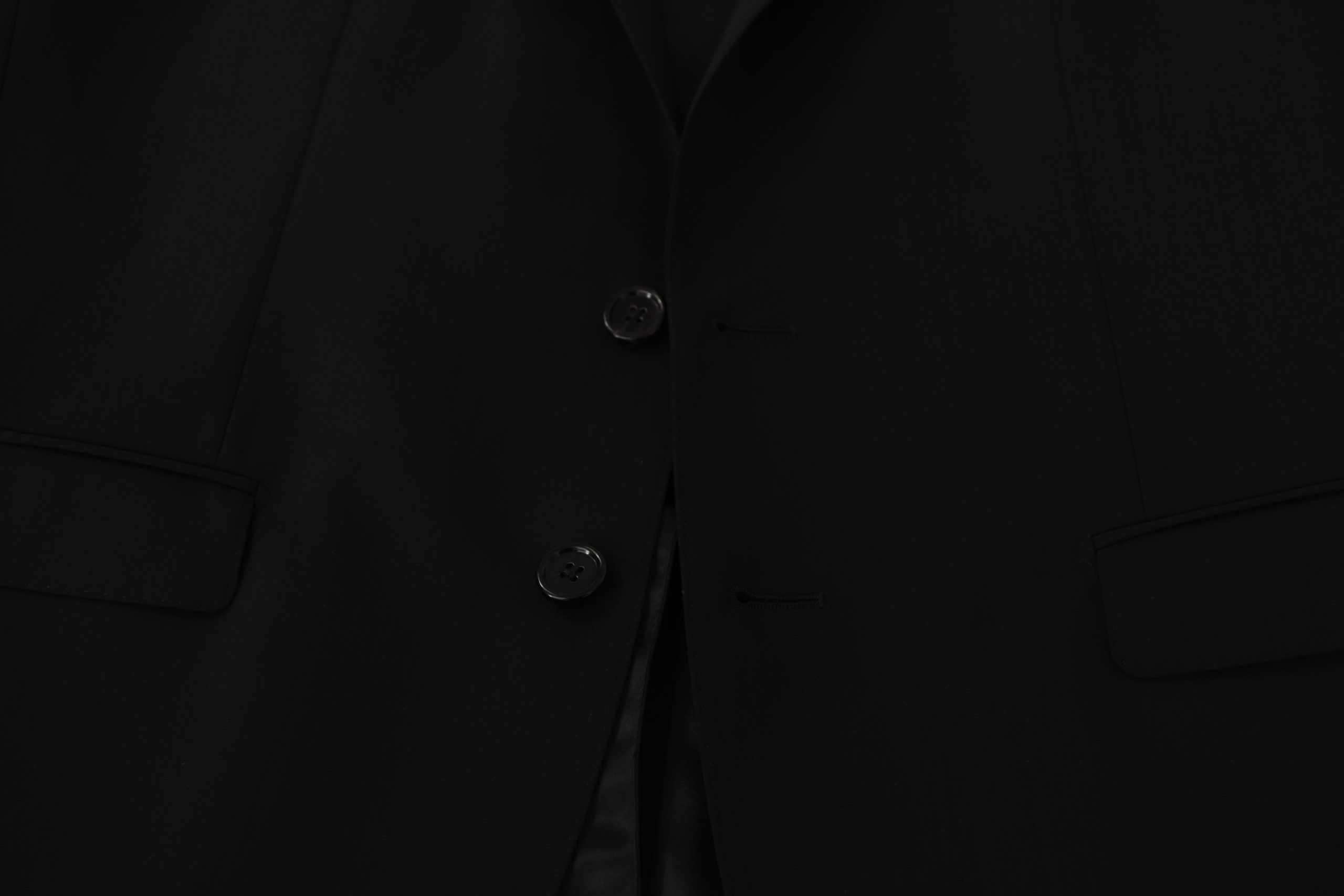 Black Single Breasted Jacket MARTINI Blazer - ventzia