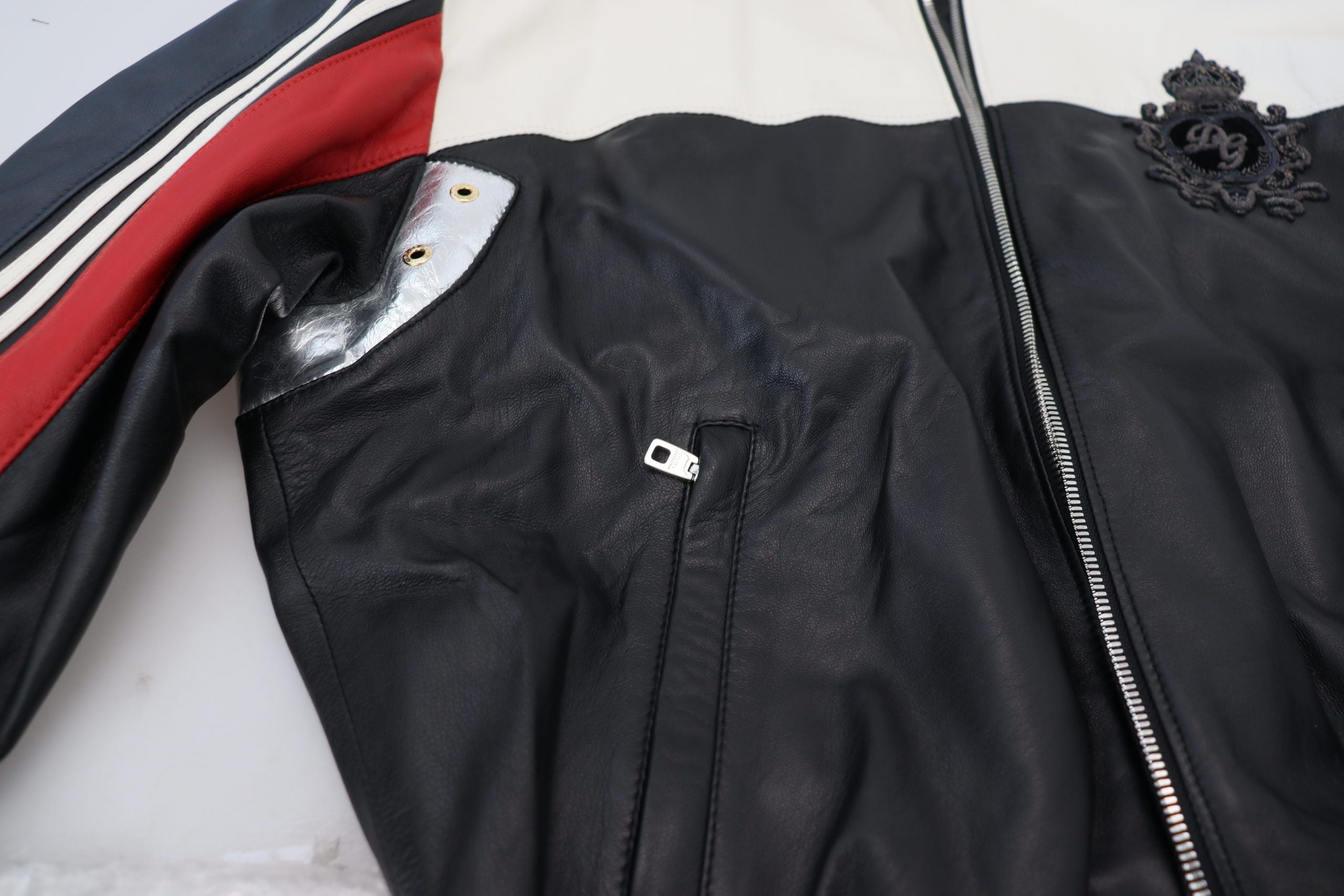 Black Leather Hooded Blouson Coat Jacket - ventzia