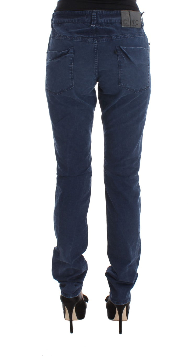 Chic Regular Fit Blue Denim Jeans - ventzia