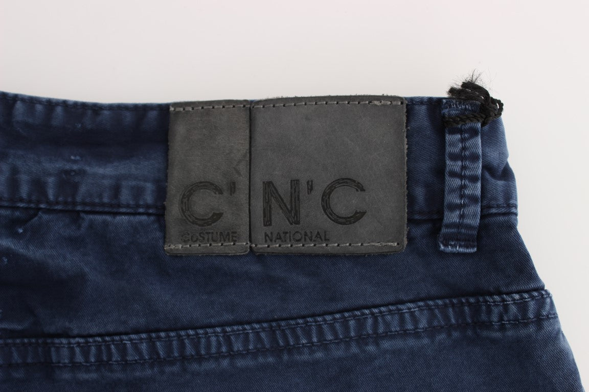 Chic Regular Fit Blue Denim Jeans - ventzia