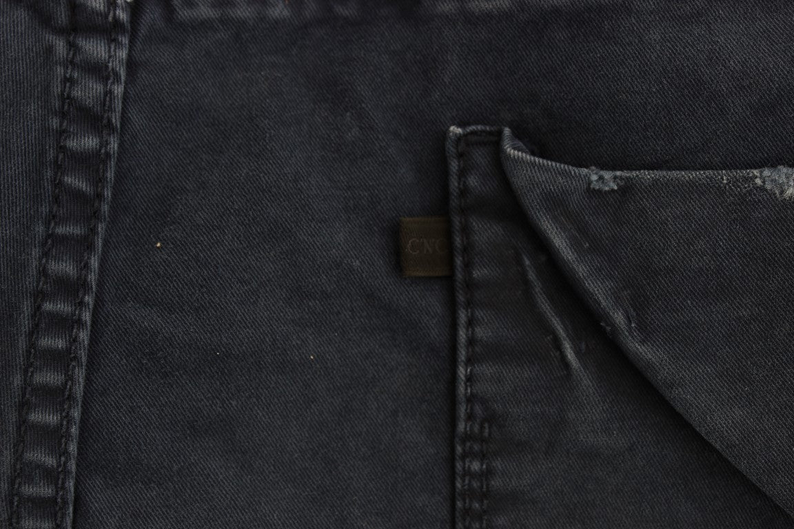 Chic Regular Fit Blue Denim Jeans - ventzia