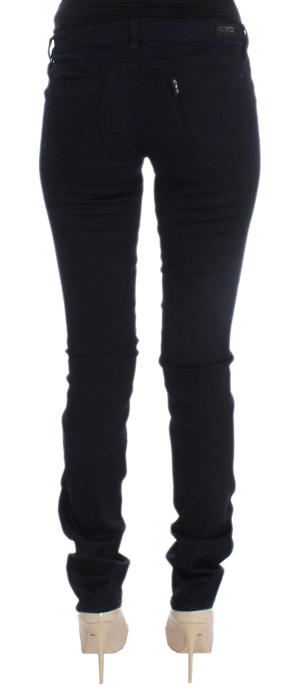 Chic Slim Fit Designer Denim Delight - ventzia