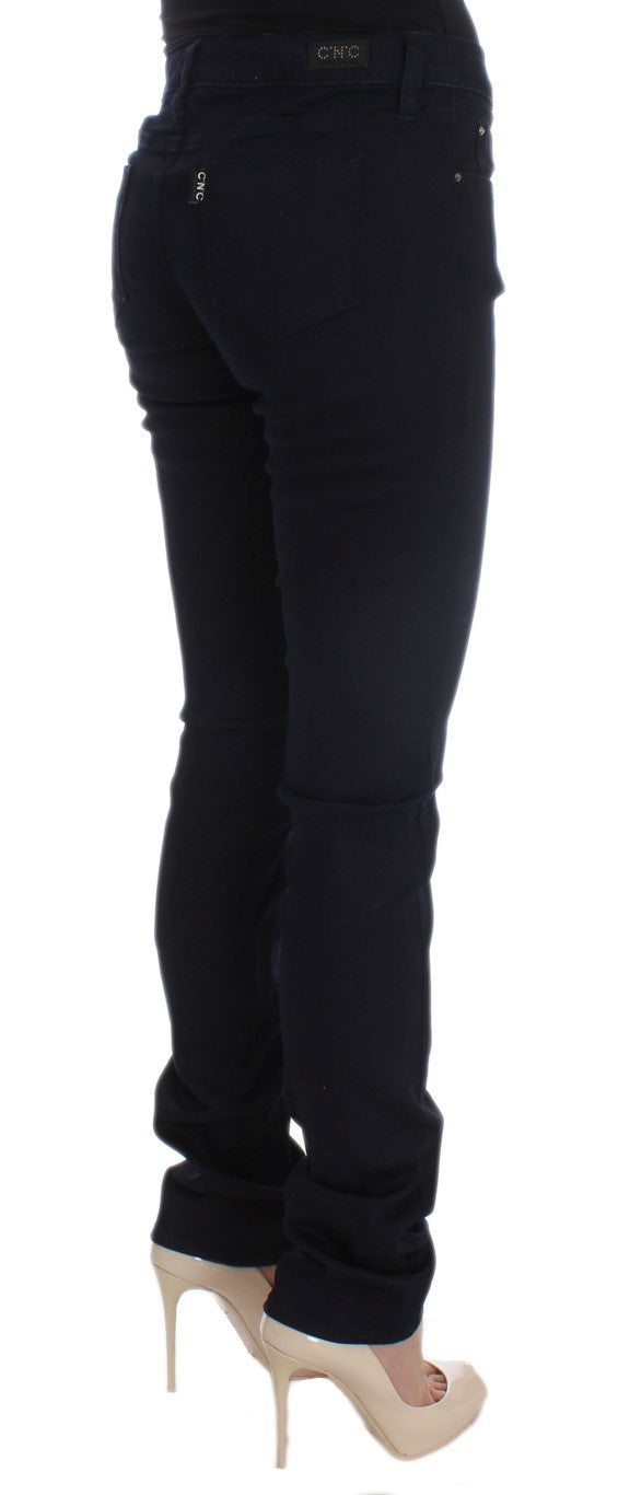 Chic Slim Fit Designer Denim Delight - ventzia