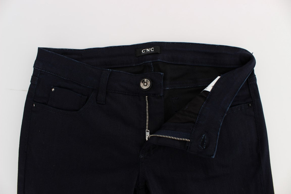 Chic Slim Fit Designer Denim Delight - ventzia