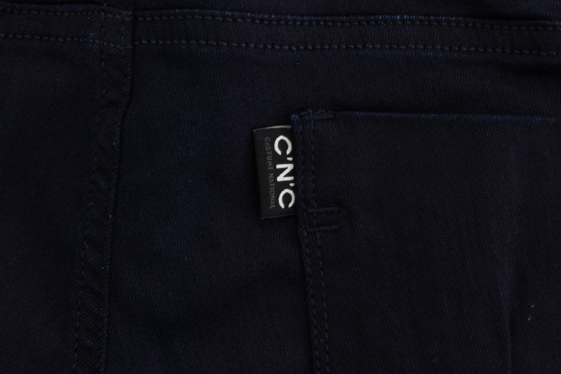 Chic Slim Fit Designer Denim Delight - ventzia