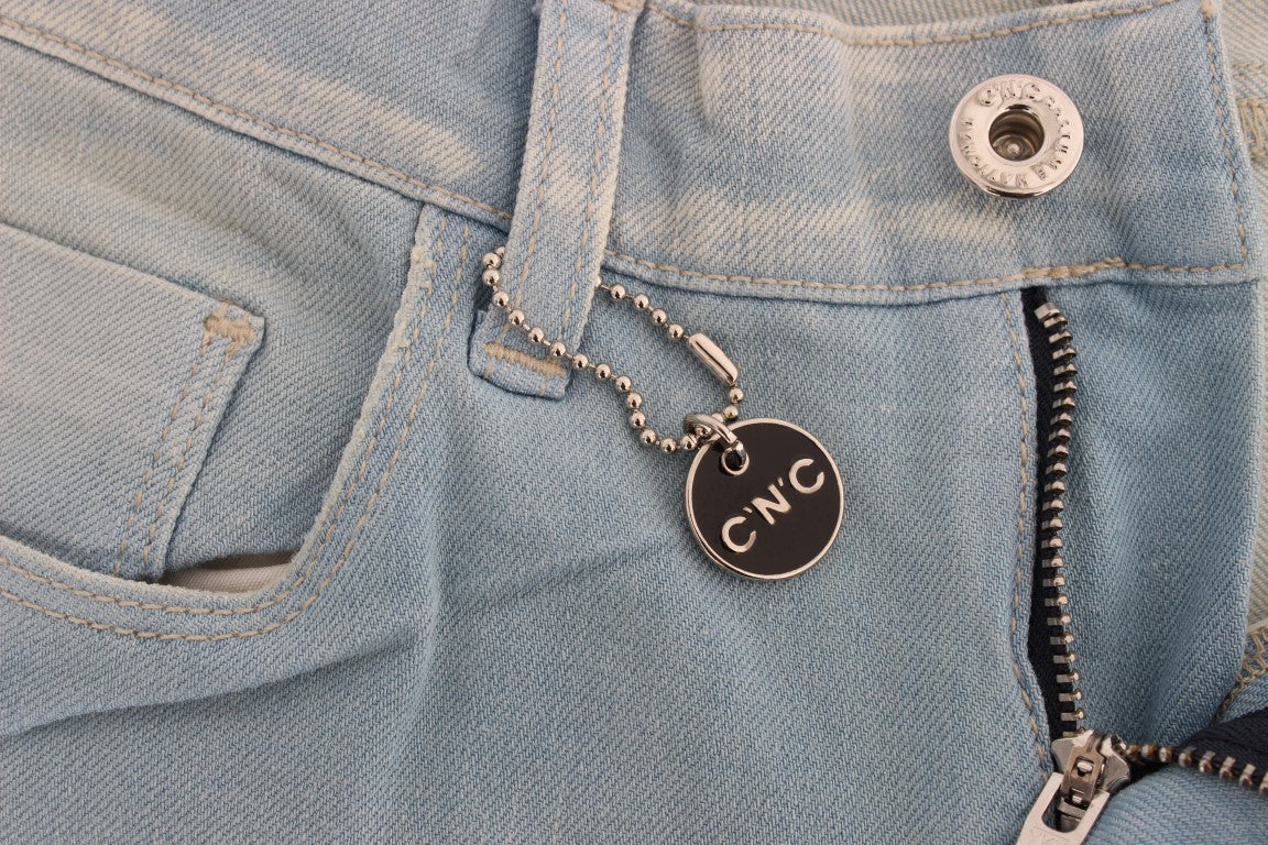 Chic Super Slim Blue Jeans - ventzia