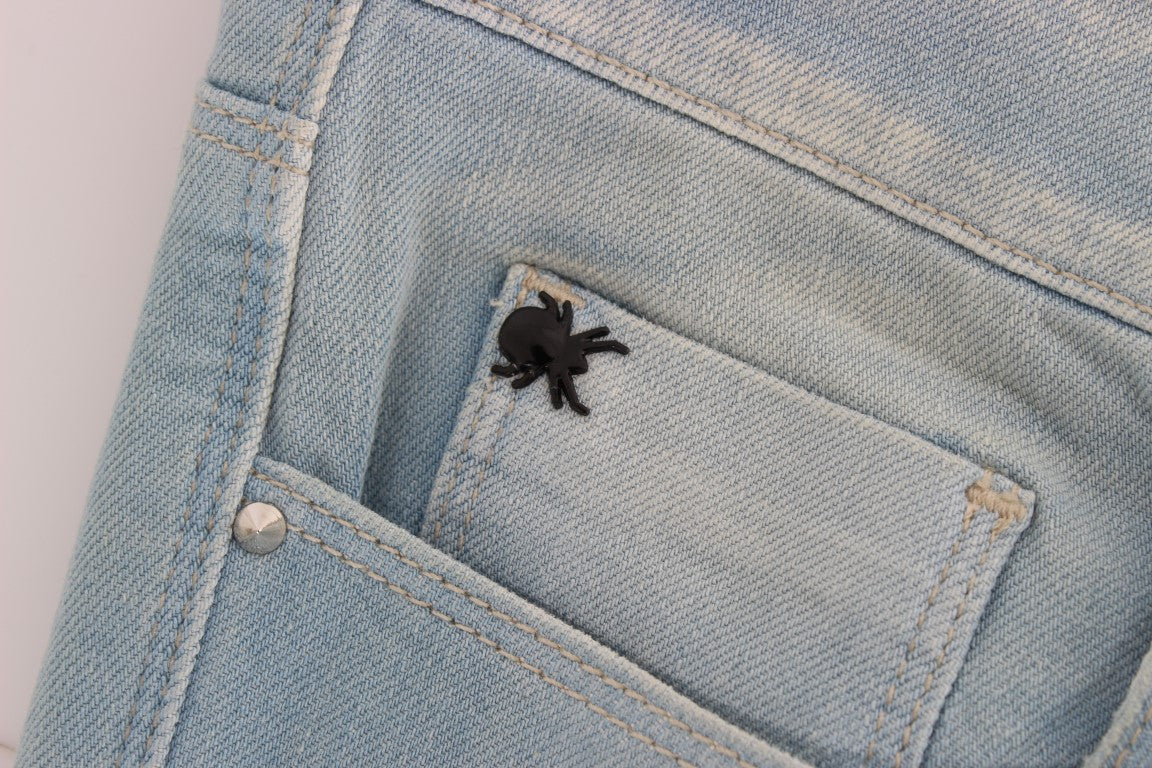 Chic Super Slim Blue Jeans - ventzia