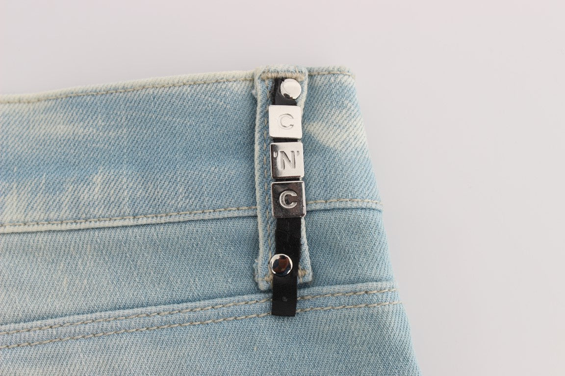 Chic Super Slim Blue Jeans - ventzia