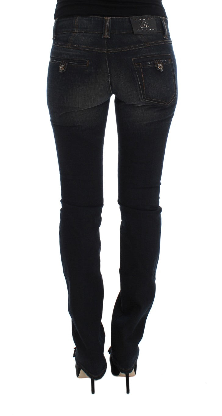 Chic Slim Fit Italian Cotton Jeans - ventzia