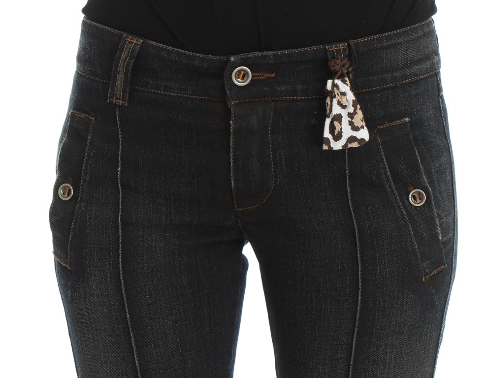 Chic Slim Fit Italian Cotton Jeans - ventzia