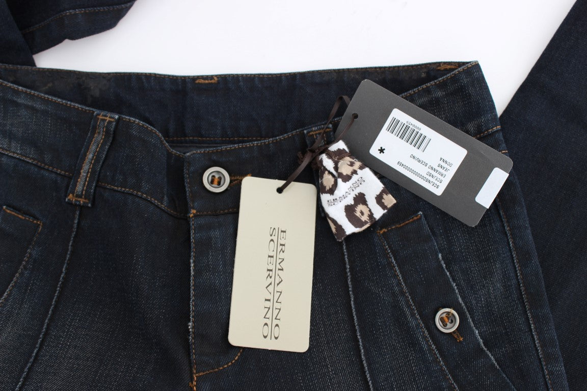 Chic Slim Fit Italian Cotton Jeans - ventzia