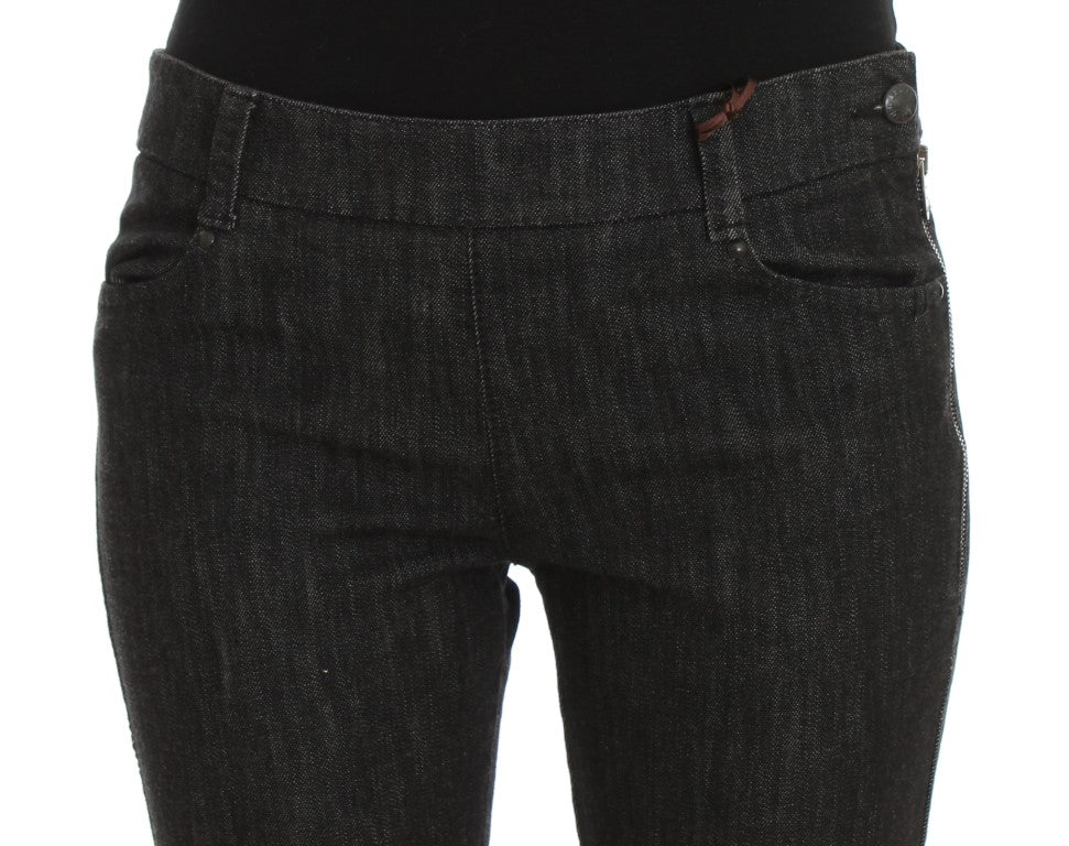 Elegant Slim Fit Blue Jeans - ventzia