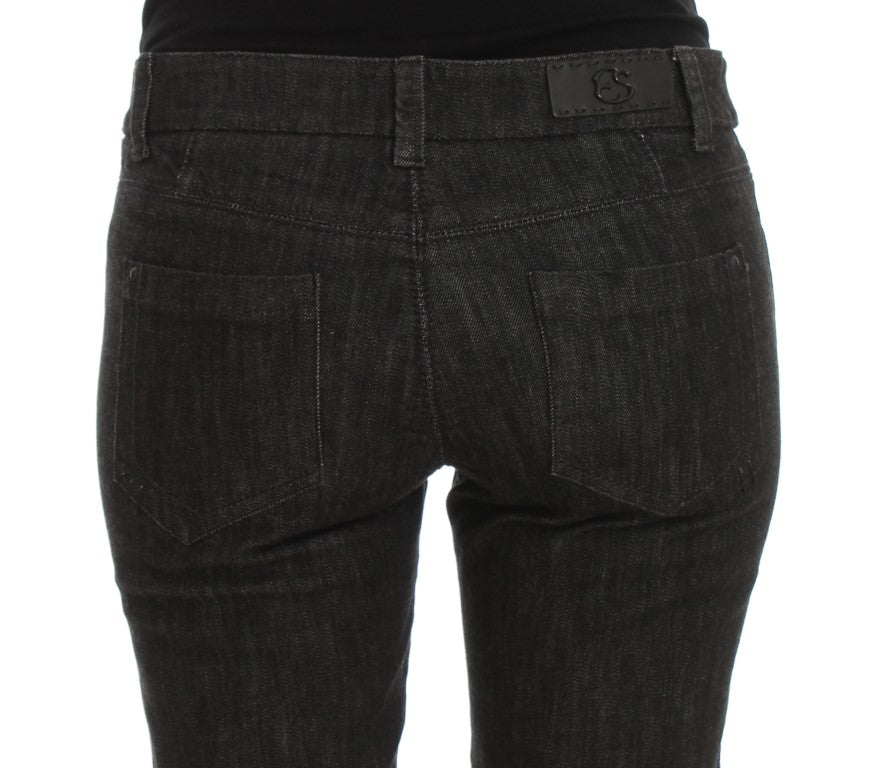 Elegant Slim Fit Blue Jeans - ventzia