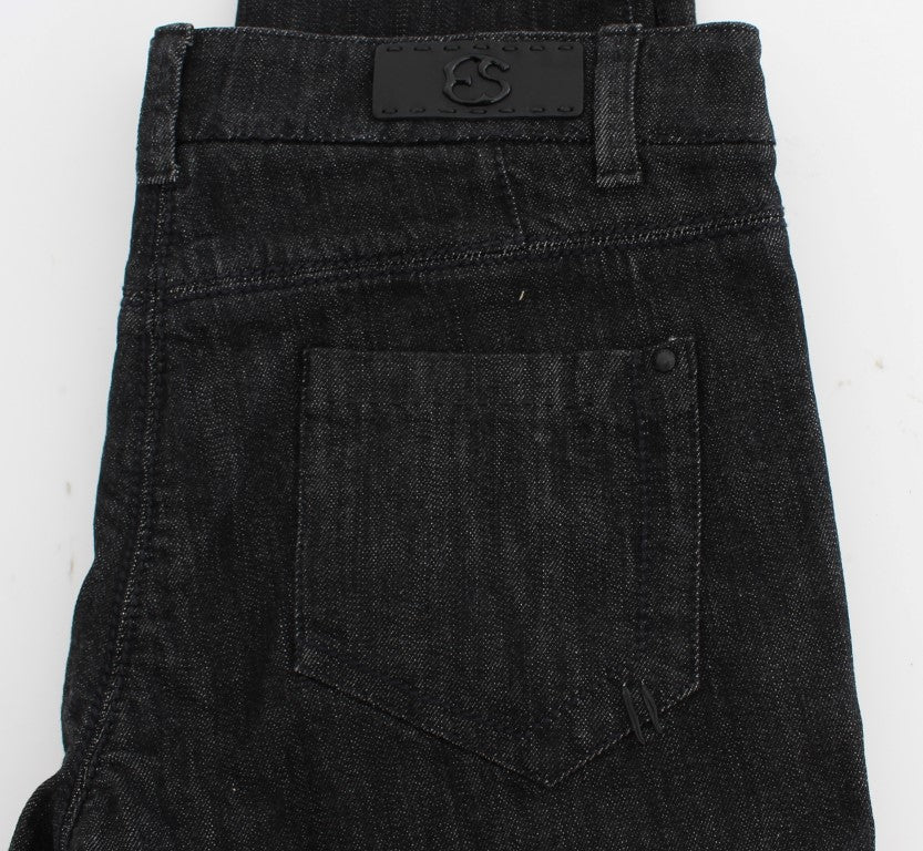 Elegant Slim Fit Blue Jeans - ventzia