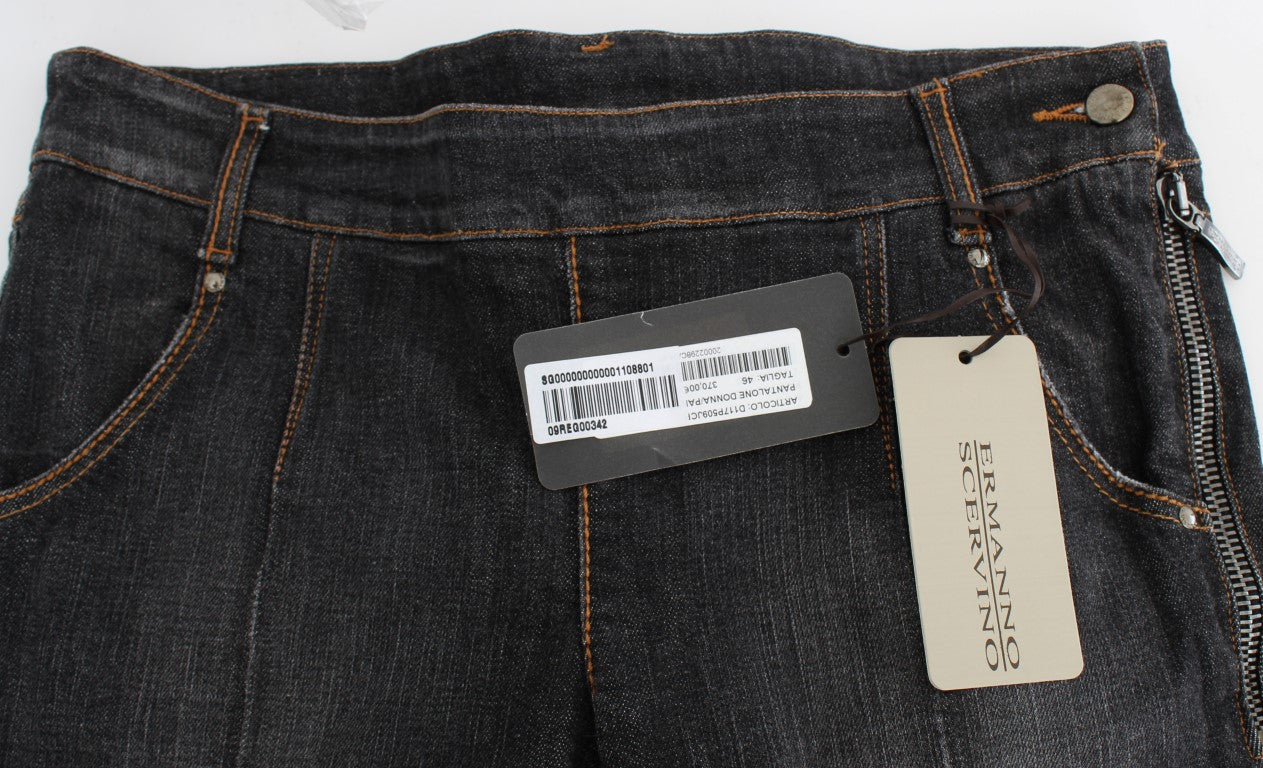 Chic Slim Fit Gray Wash Jeans - ventzia