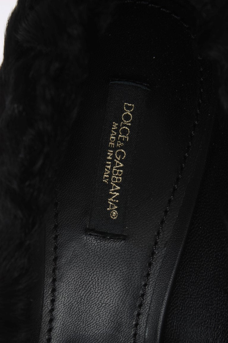 Elegant Pumps in Luxe Xiangao Fur Leather - ventzia