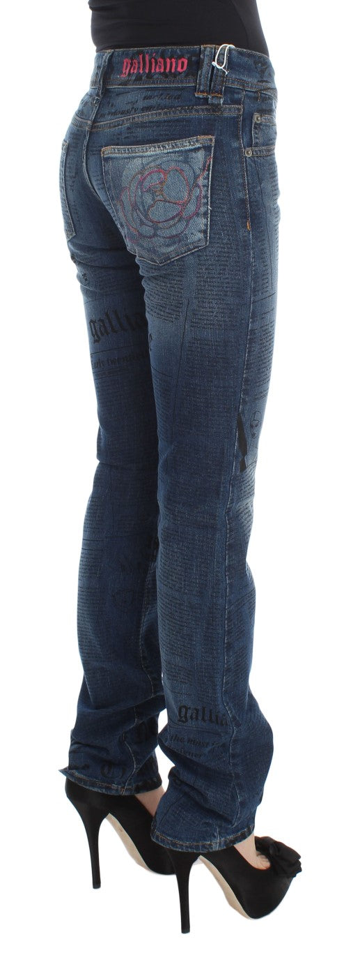 Elegant Slim Bootcut Denim Jeans - ventzia