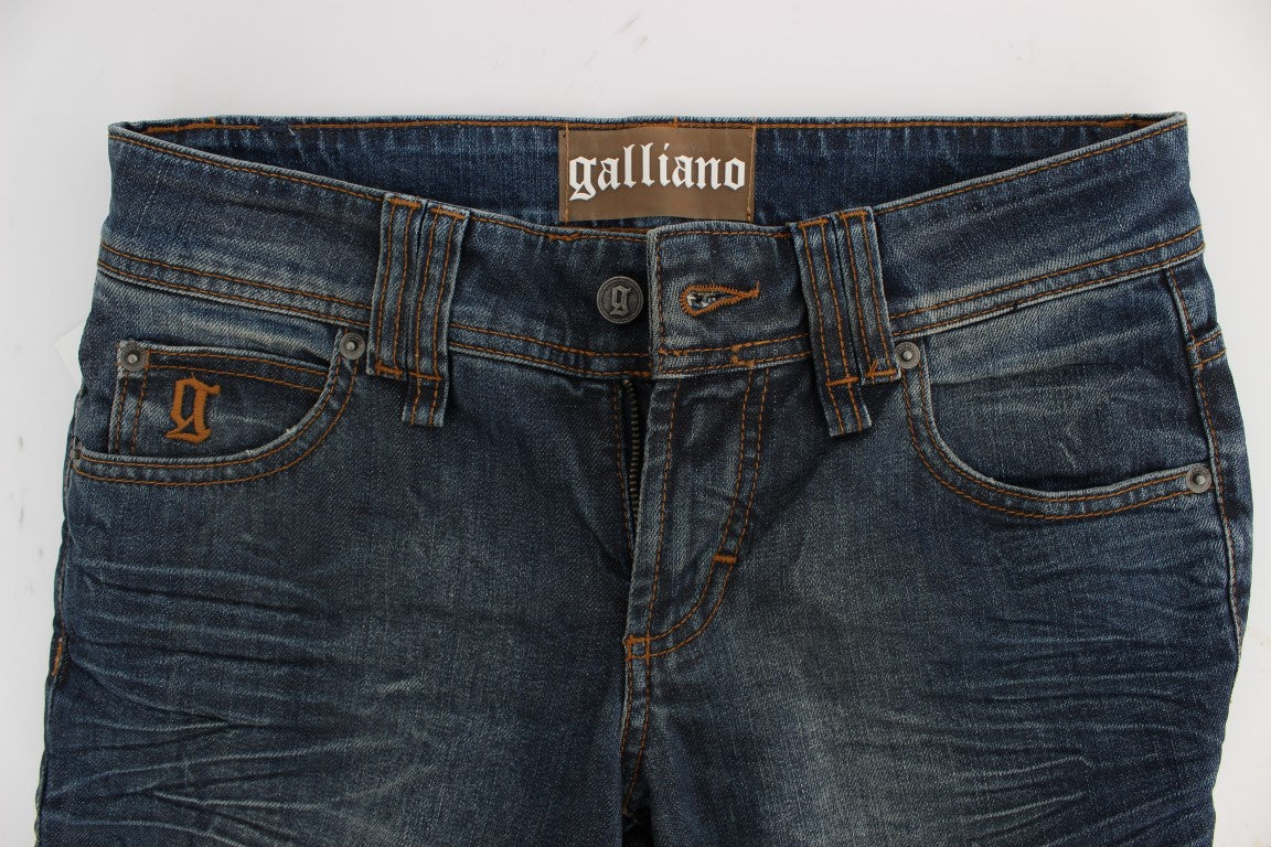 Chic Slim Fit Blue Jeans - ventzia