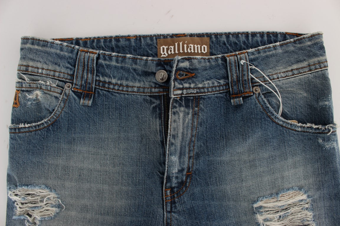 Chic Boyfriend Blue Wash Jeans - ventzia