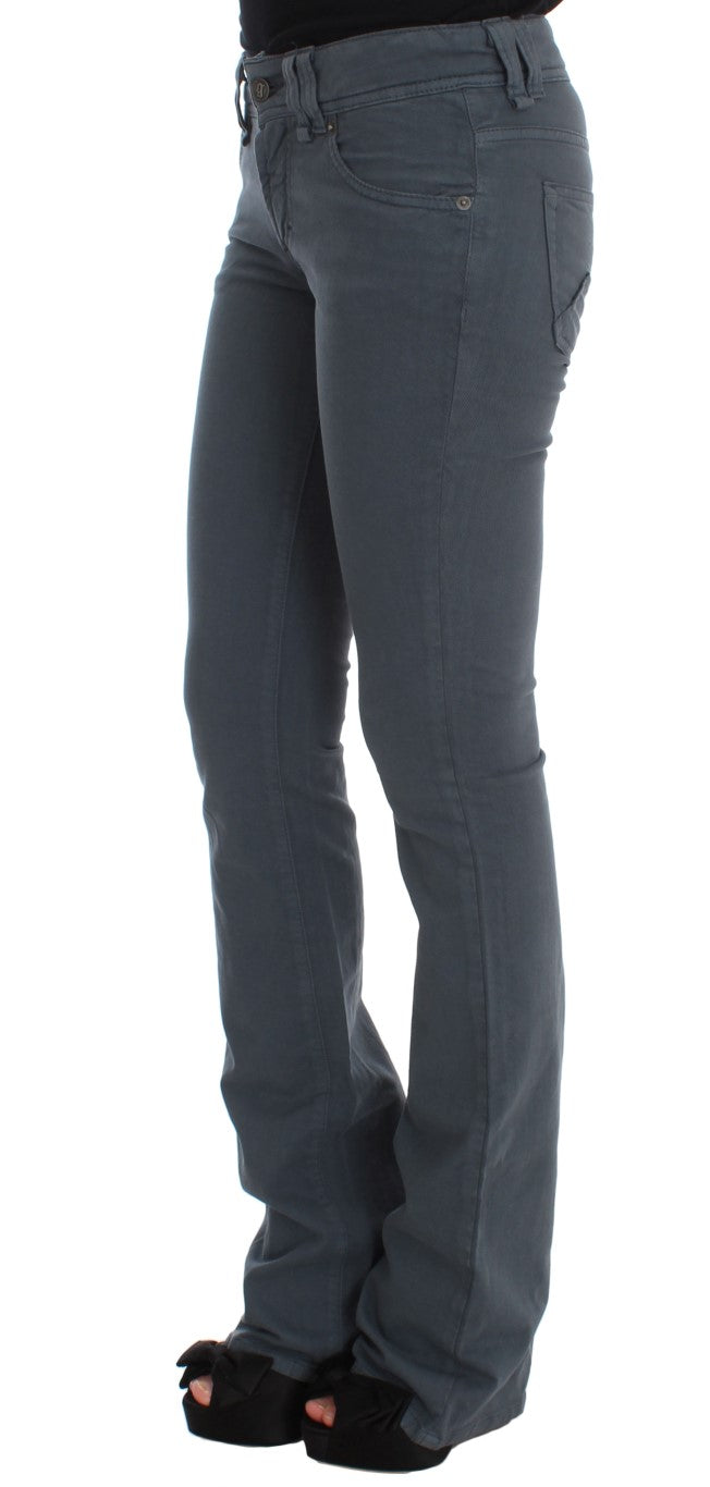 Elegant Slim Fit Bootcut Jeans - ventzia