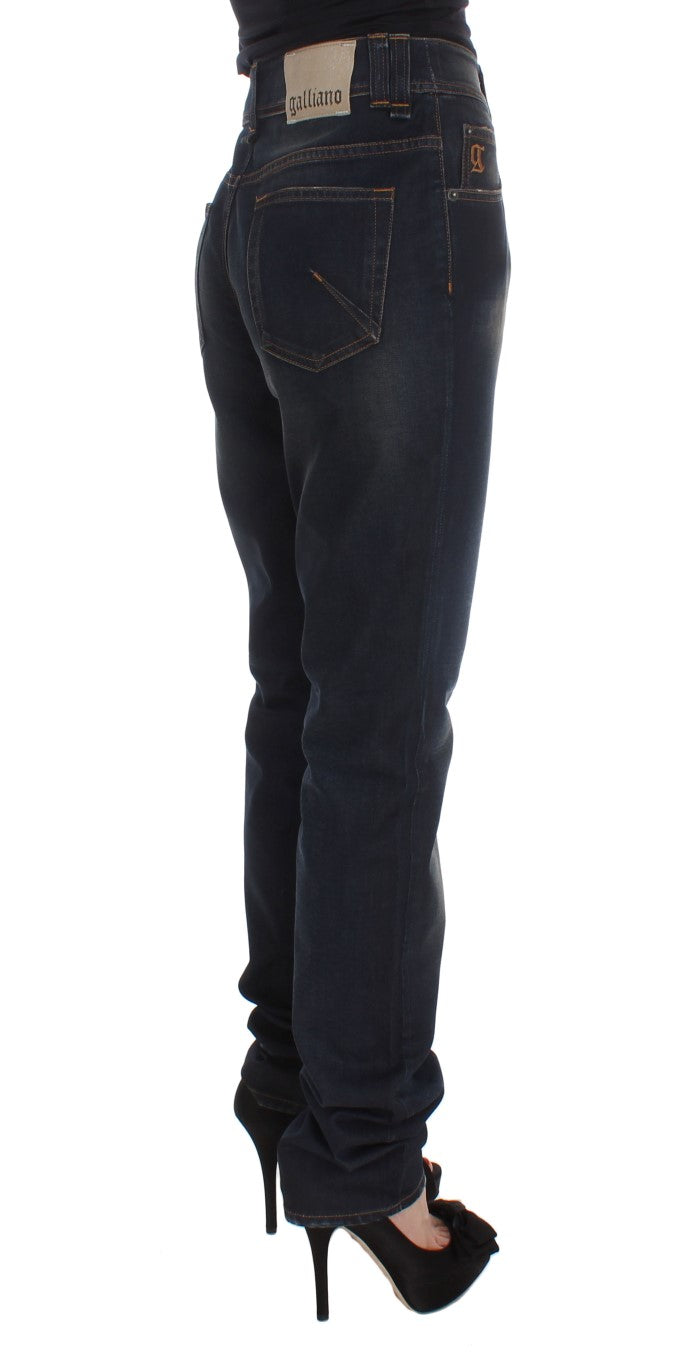 Chic Boyfriend Fit Blue Jeans - ventzia