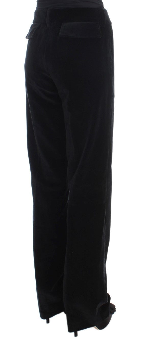 Elegant Black Straight Fit Jeans - ventzia