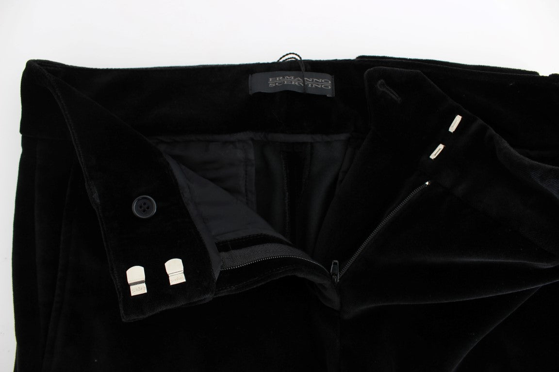 Elegant Black Straight Fit Jeans - ventzia