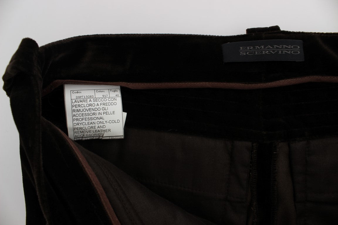 Slim Fit Italian Cotton Pants - ventzia