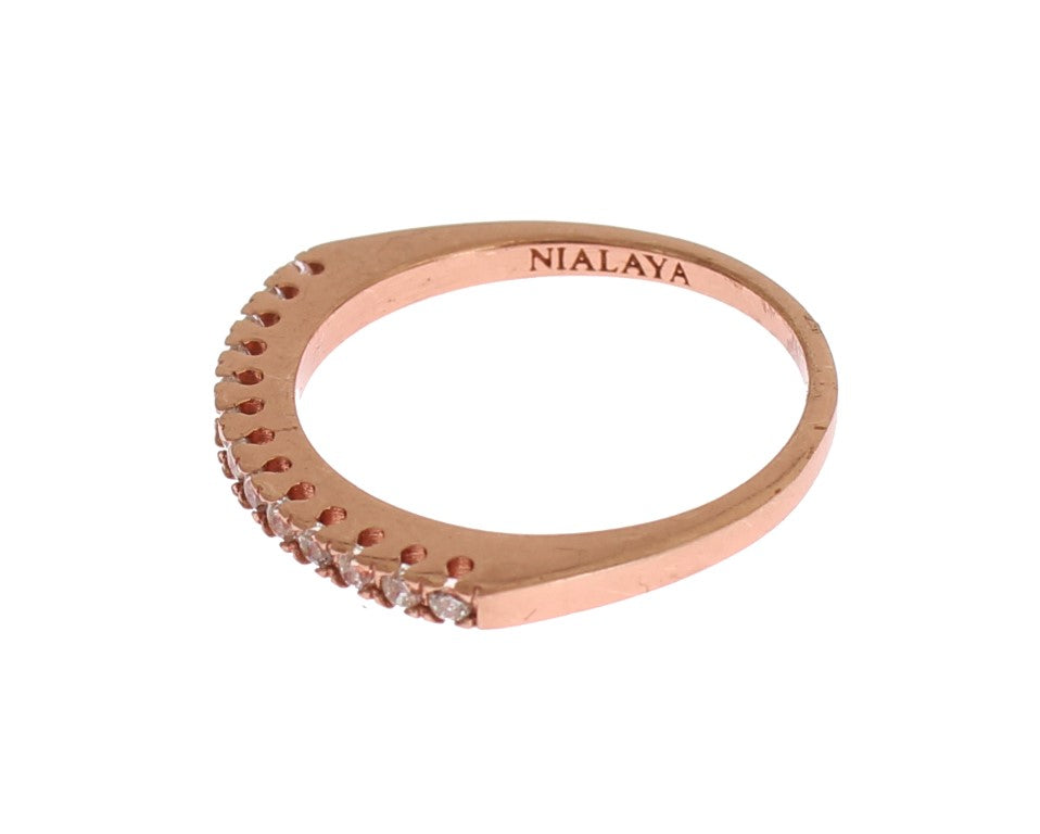 Red Gold 925 Silver Ring - ventzia