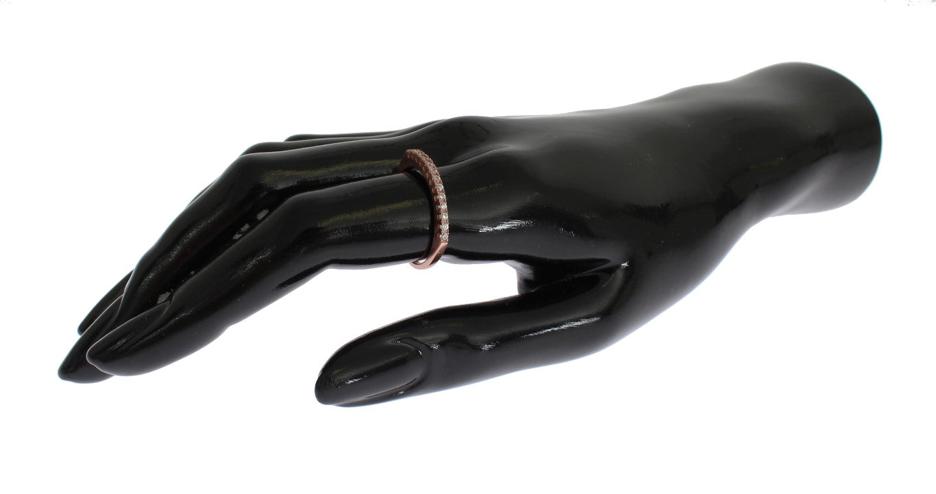 Red Gold 925 Silver Ring - ventzia