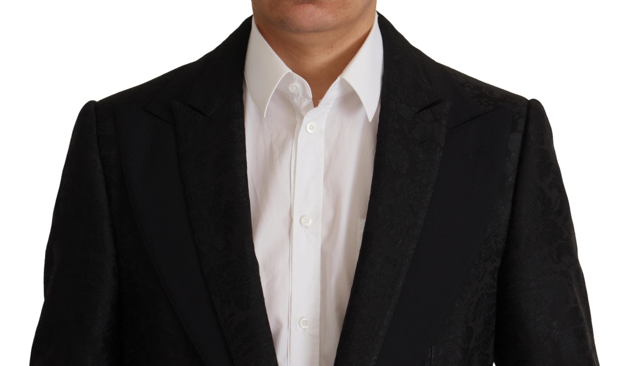 Black Polyester Formal 2 Piece MARTINI Suit - ventzia