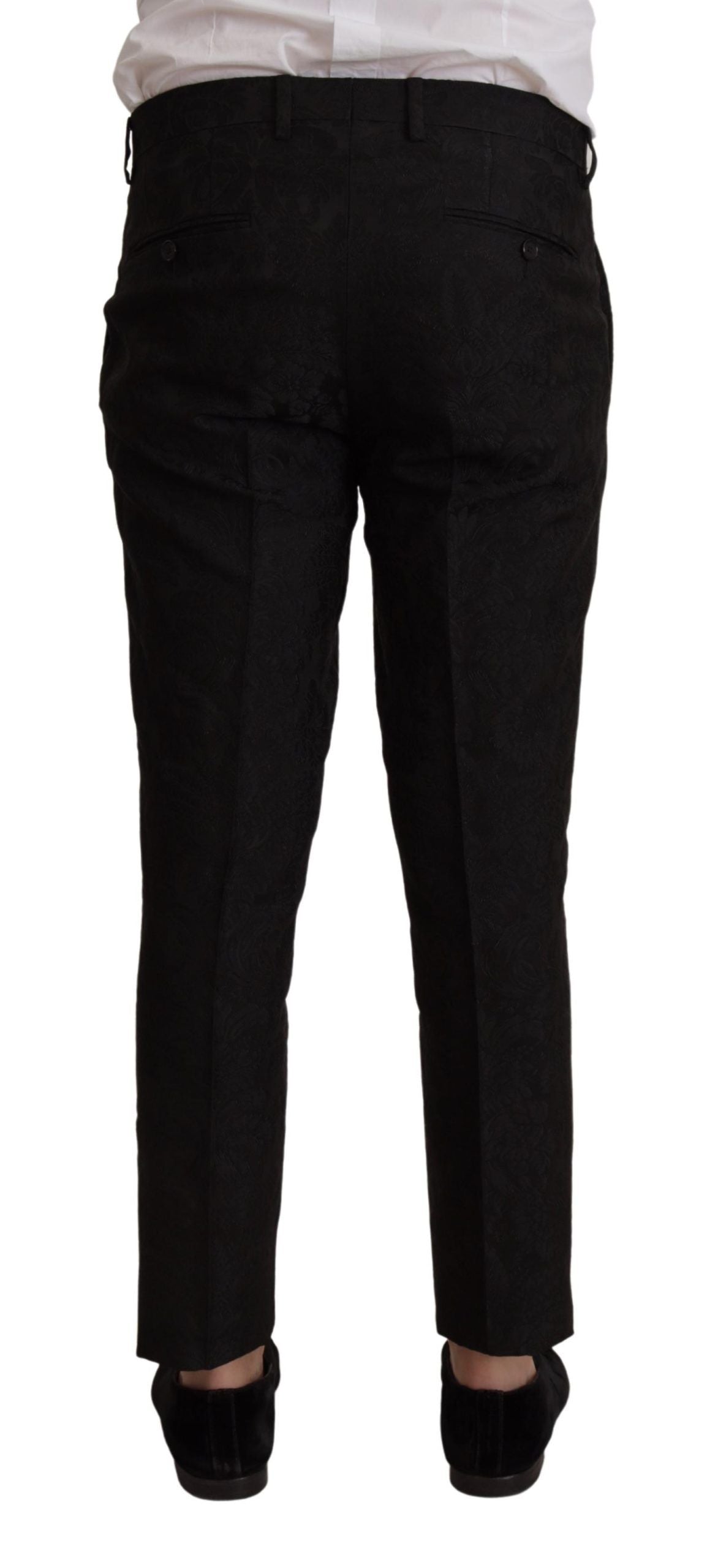 Black Polyester Formal 2 Piece MARTINI Suit - ventzia