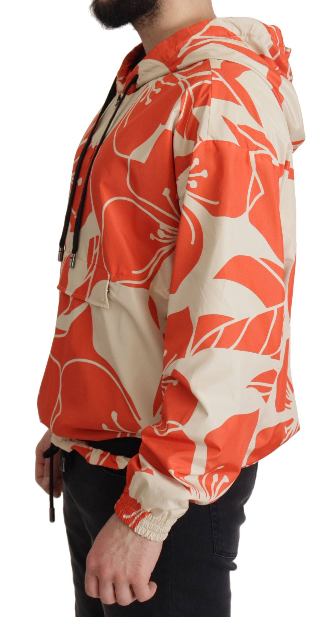 Multicolor Floral Hooded Pullover Sweater - ventzia