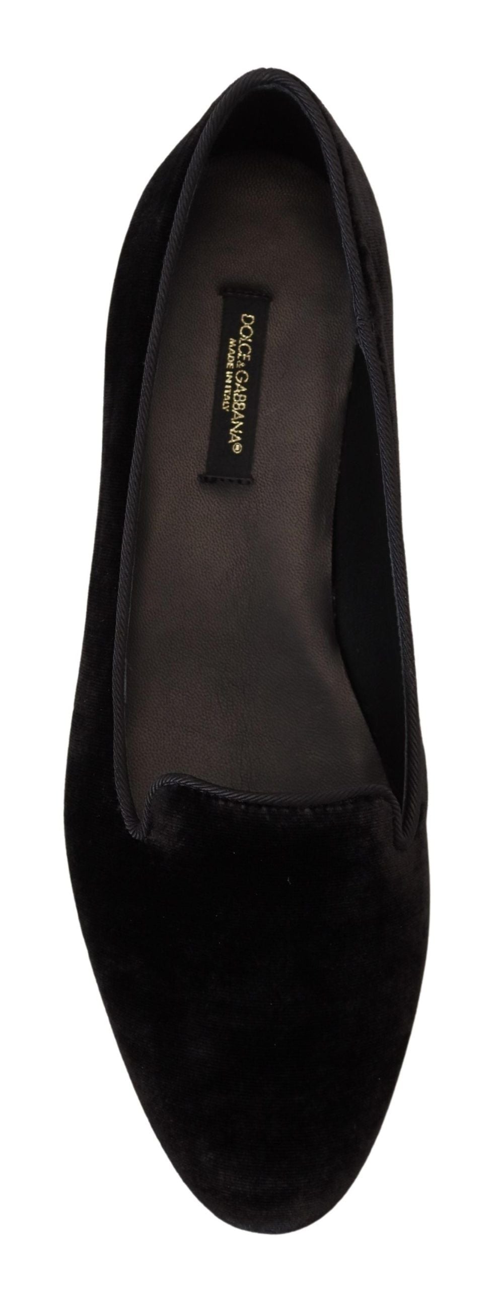 Black Velvet Slip Ons Loafers Flats Shoes - ventzia