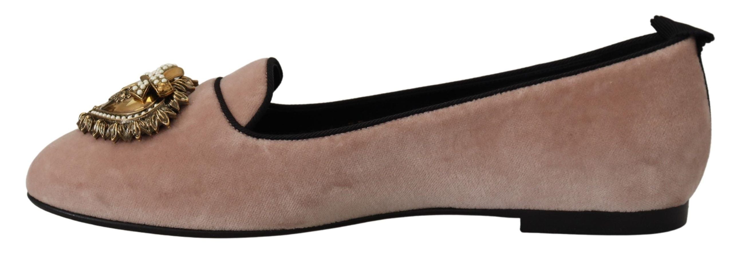 Pink Velvet Slip Ons Loafers Flats Shoes - ventzia