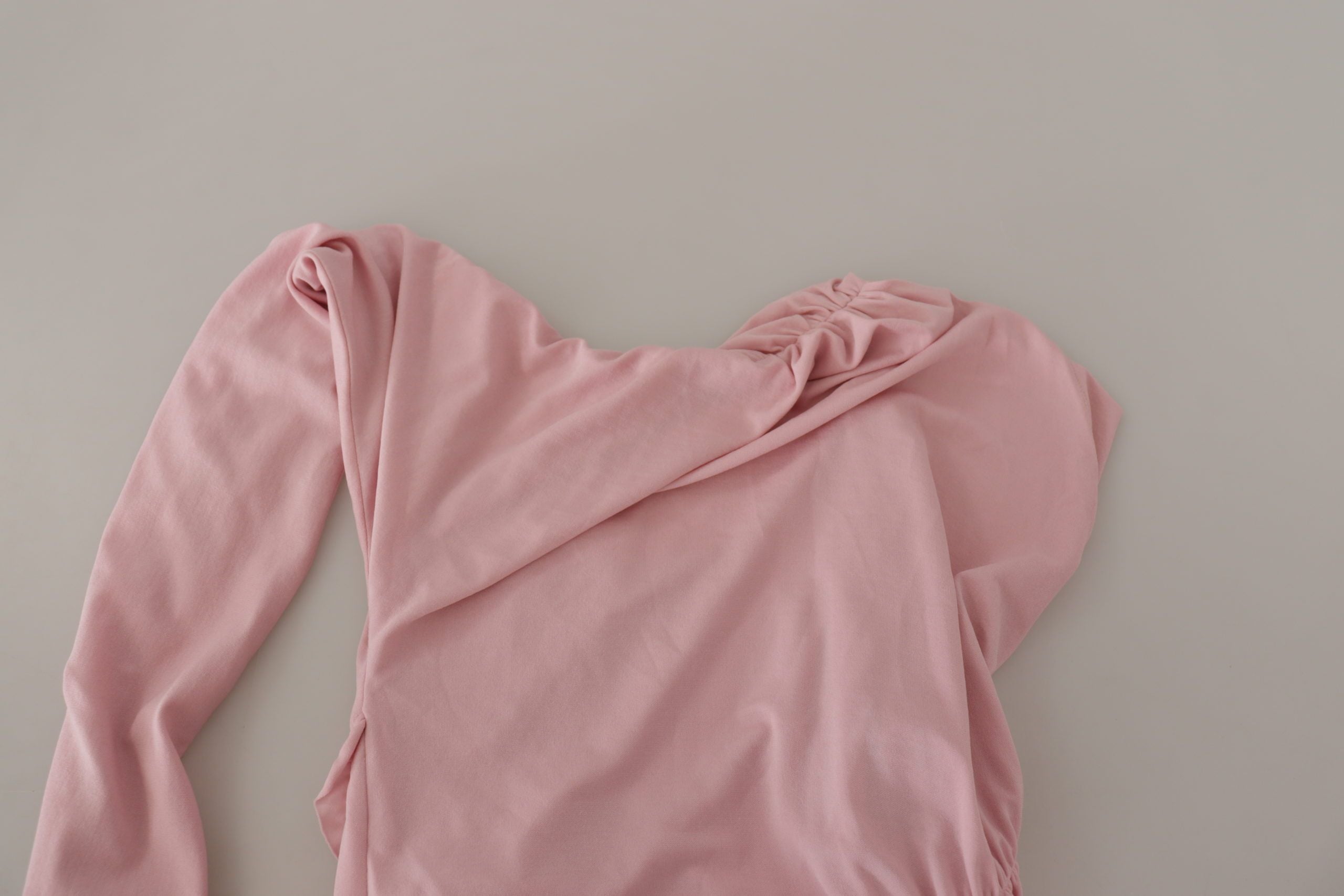 Pink Flower Embellished One Shoulder Dress - ventzia