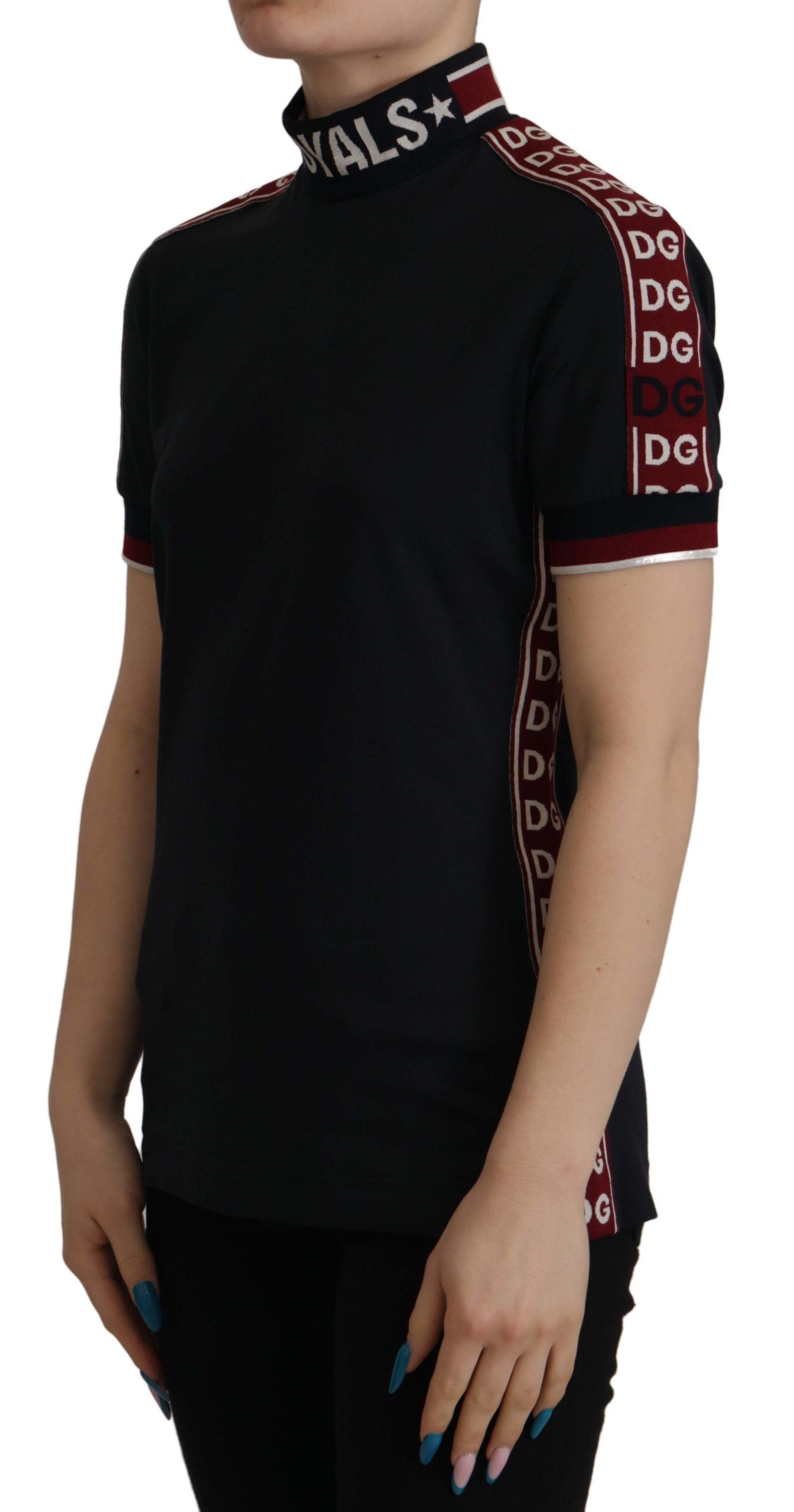 Black #DGMillennials 100% Cotton T-shirt - ventzia