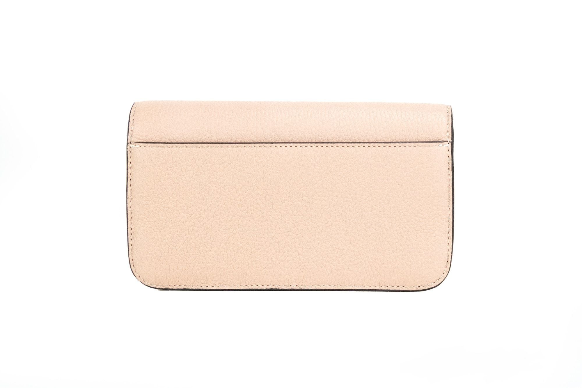 Britten Small Meadowsweet Leather Chain Wallet Crossbody Bag - ventzia