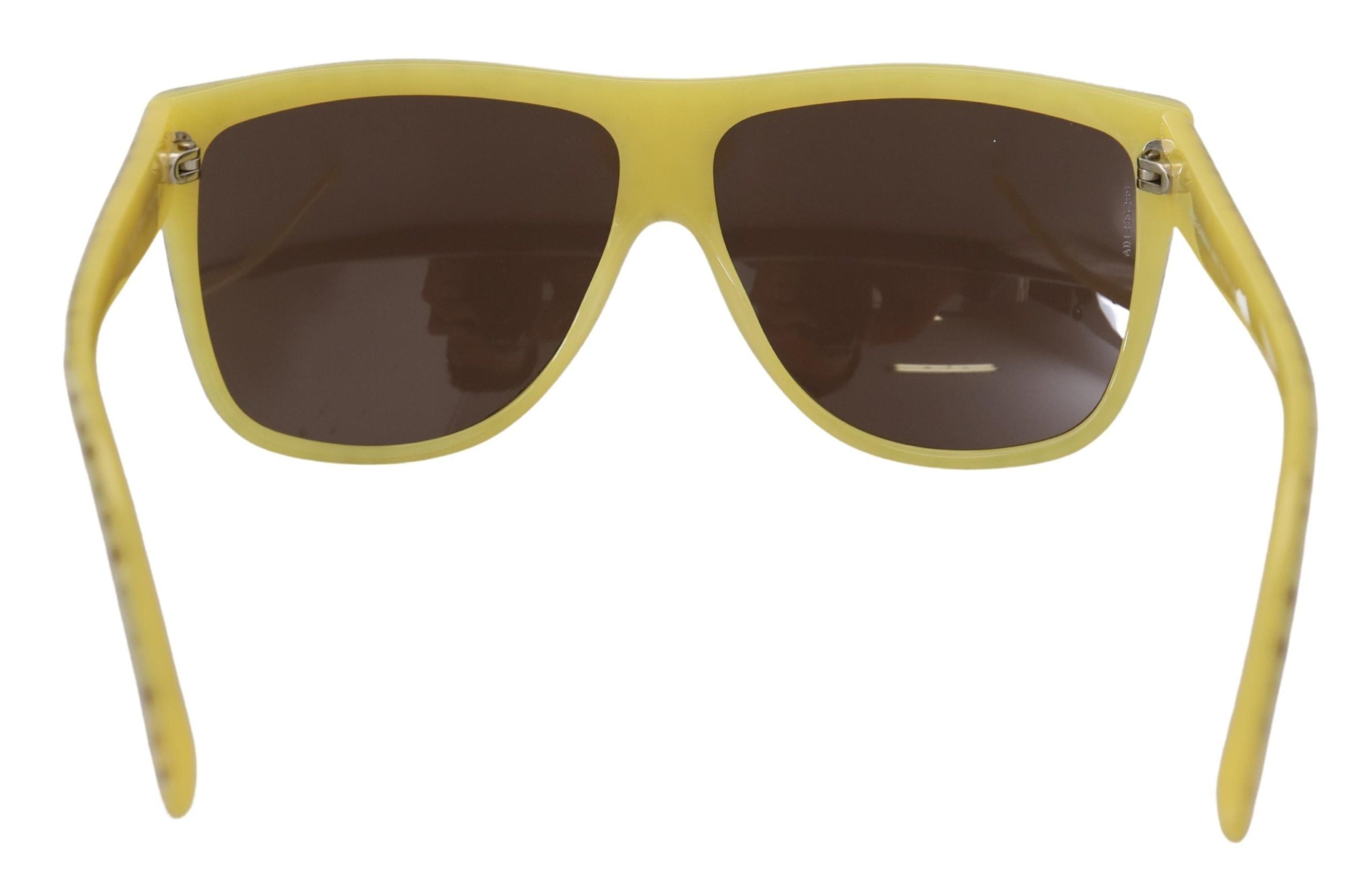 Yellow Stars Acetate Square Shades DG4125 Sunglasses - ventzia