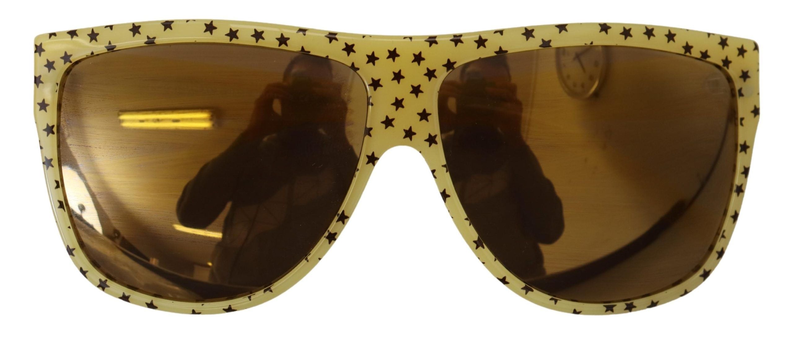 Yellow Stars Acetate Square Shades DG4125 Sunglasses - ventzia