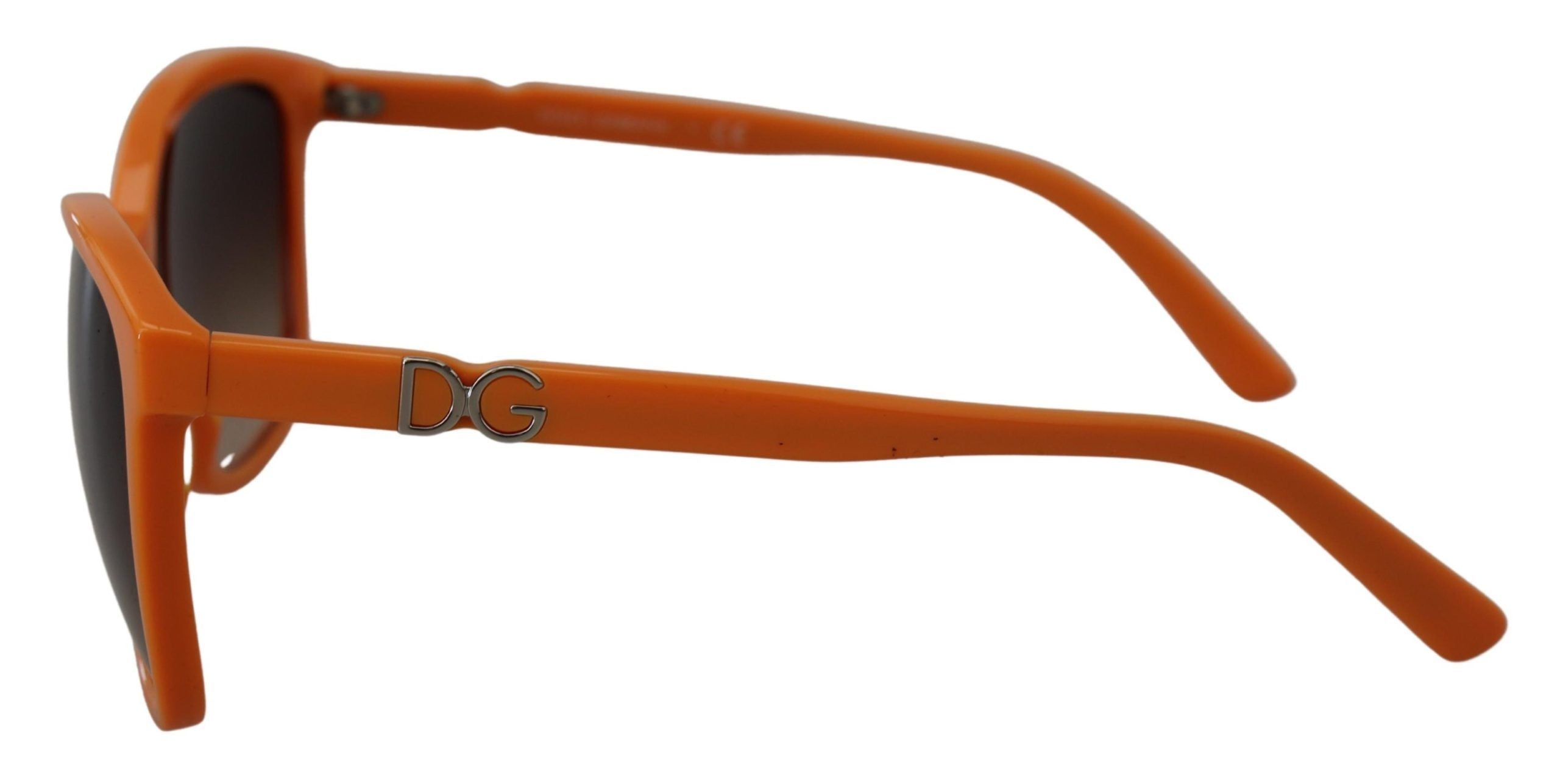 Orange Acetate Frame Round Shades DG4170PM Sunglasses - ventzia