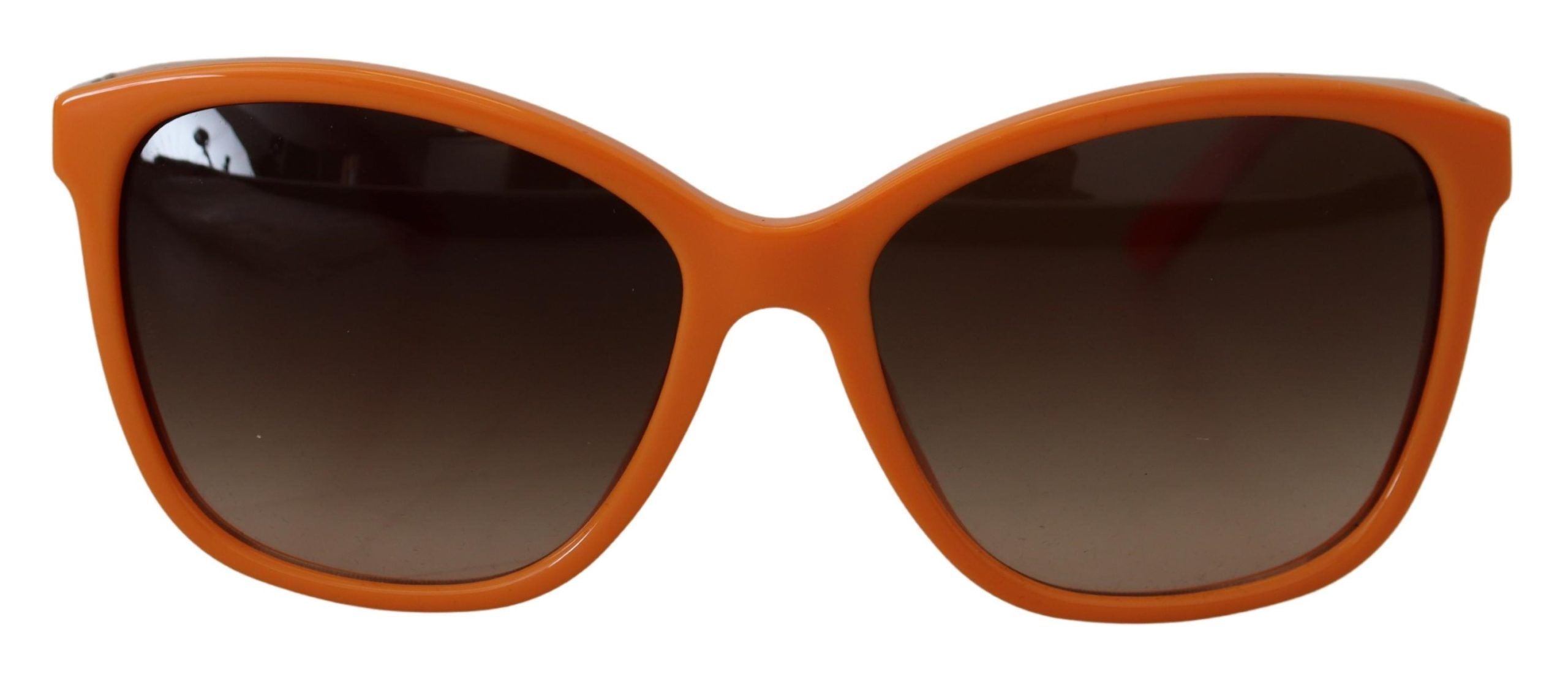 Orange Acetate Frame Round Shades DG4170PM Sunglasses - ventzia