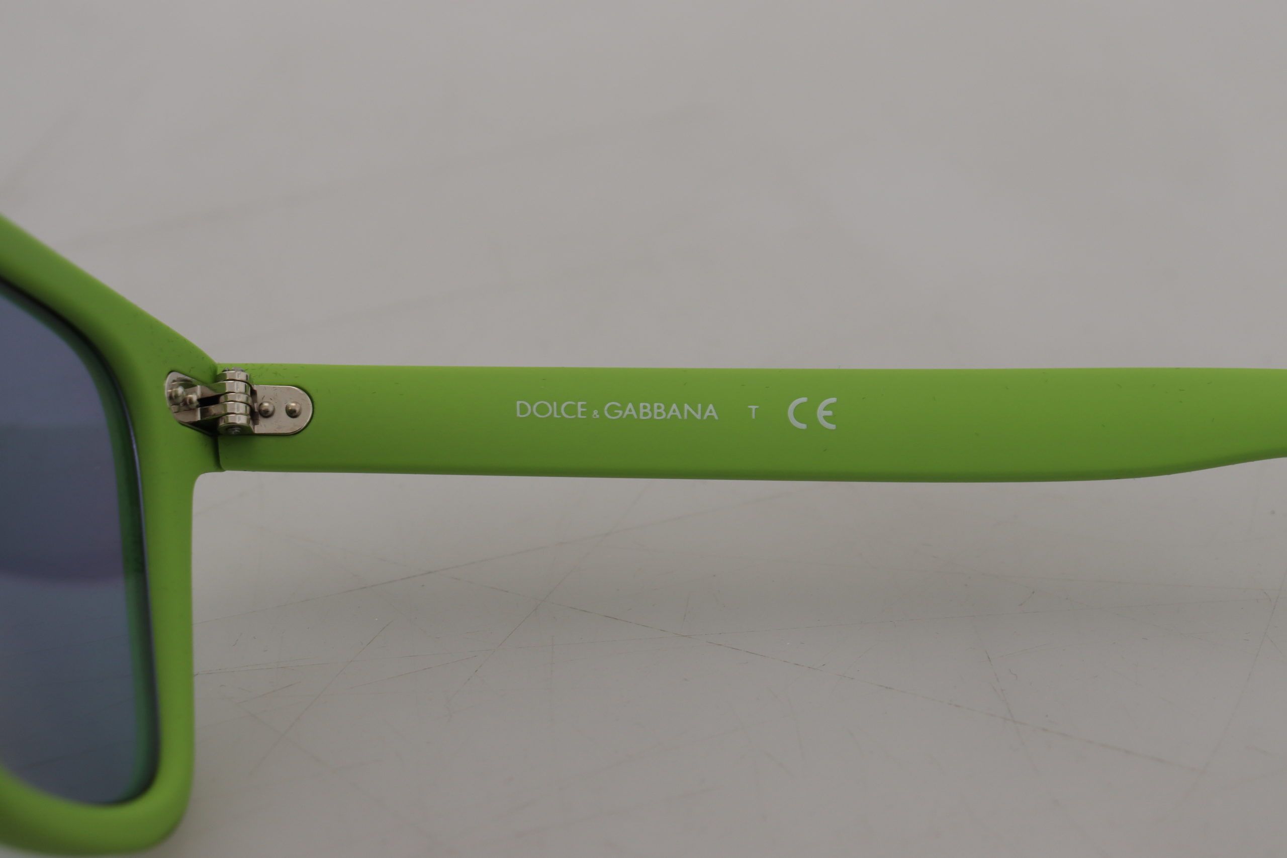 Green Rubber Full Rim Frame Shades DG6095 Acid Sunglasses - ventzia