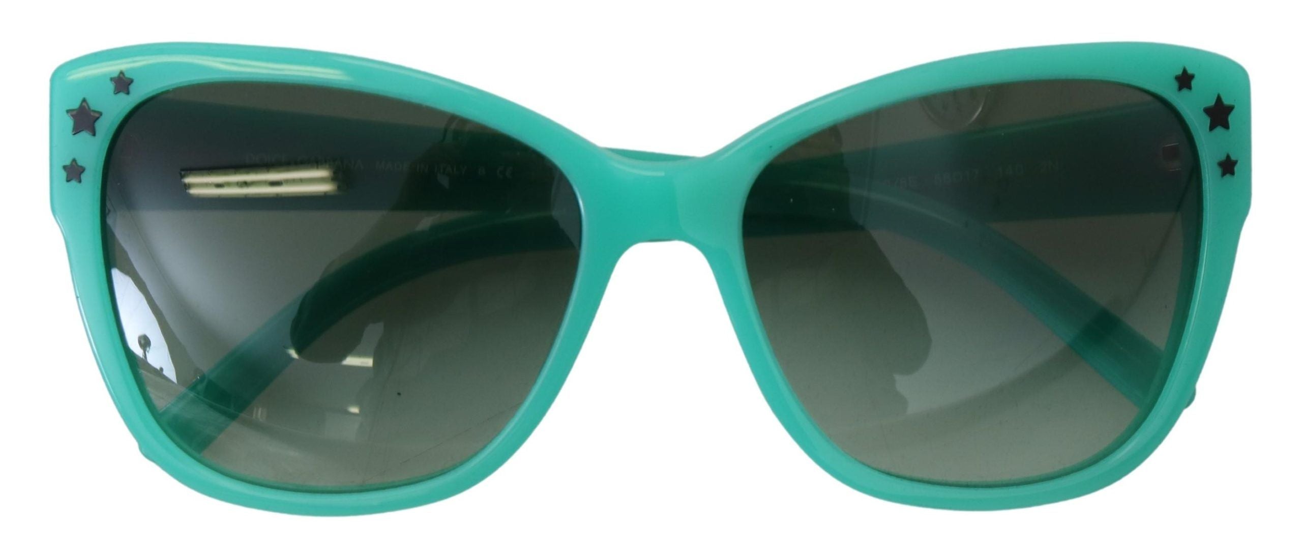 Green Stars Acetate Square Shades DG4124 Sunglasses - ventzia